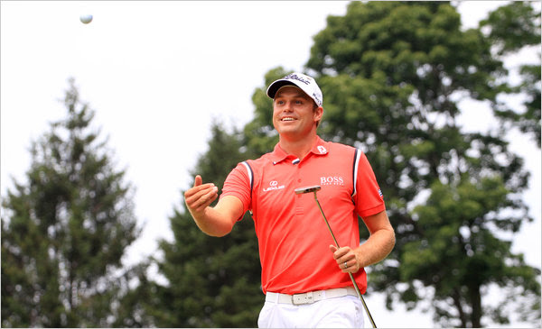 Nick Watney looks happy at the AT&T National