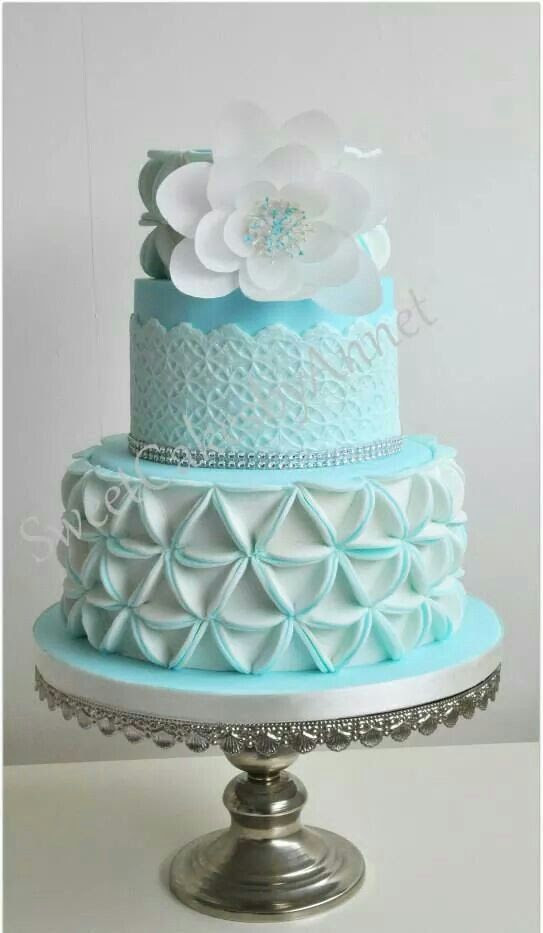 Southern Blue Celebrations Light Blue Wedding Cakes