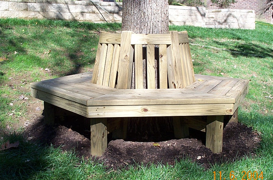 Working Projcet: Plans for bench around tree