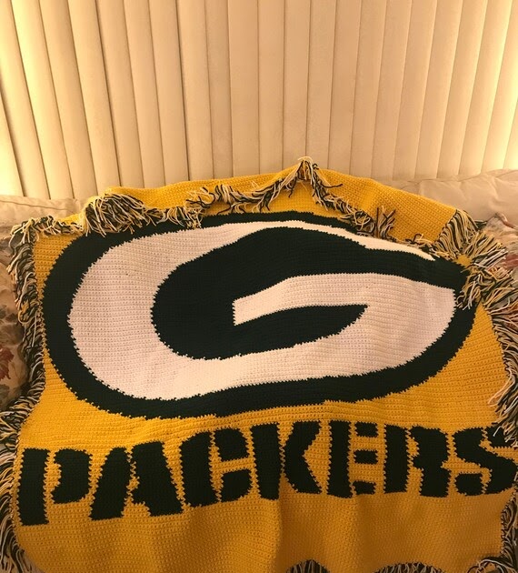 Crochet Green Bay Packers Blanket