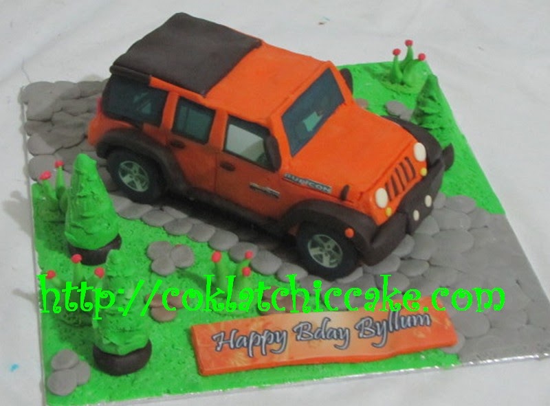Download Gambar Kue Ulang Tahun Bentuk Mobil RIchi Mobil