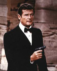 This never happened to the other fella. Roger Moore