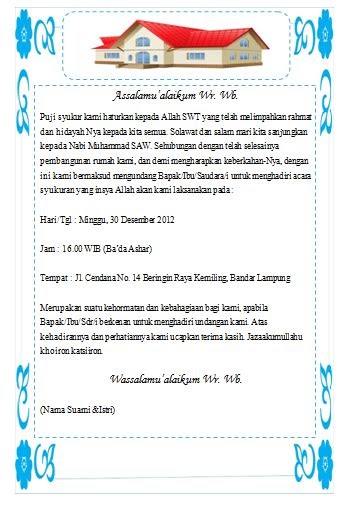 Ucapan Selamat Menempati Rumah Baru Islami Berbagai Rumah