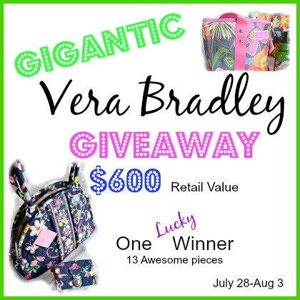 Gigantic Vera Bradley Giveaway