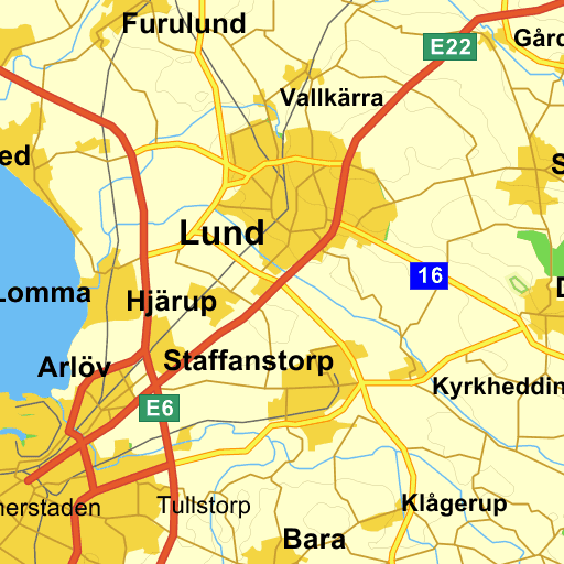 Karta Cykelvägar Malmö | Karta Mellersta