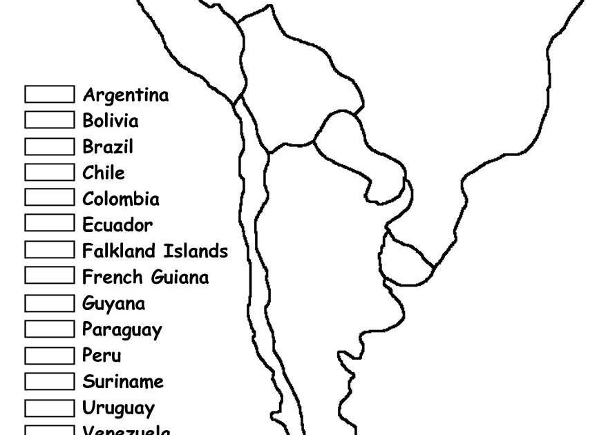 Blank Map Of Spanish Speaking Countries