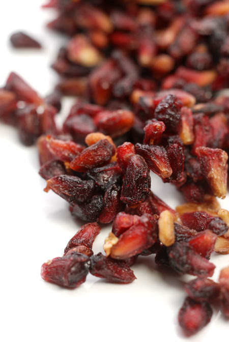 dried Pomegranate seeds© by Haalo