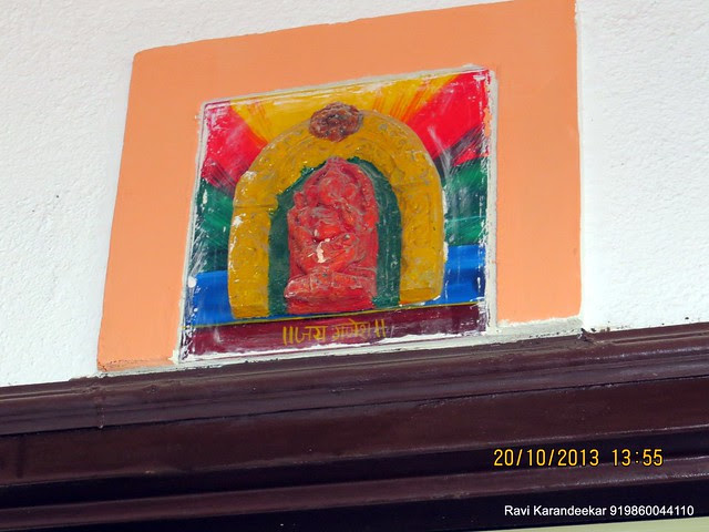 Jai Ganesh at the entrance - Handing Over Ceremony of Sanjeevani Developers' Sangam at Sus on Sunday 20th October 2013