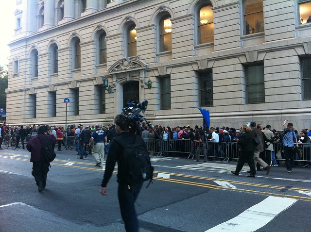 Community & Labor Rally & March, Occupy Wall Street
