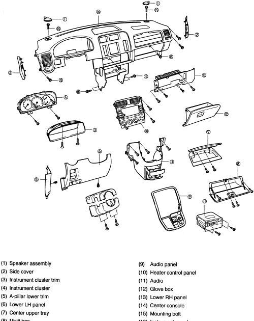 02 Kia Spectra Engine Diagram