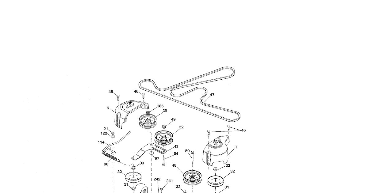 Craftsman Ltx 1000 Parts Diagram Diagram For You