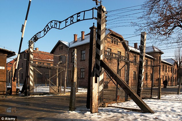 Horrific memories: Auschwitz was one of the main concentration camps, out of a total of 48, that held millions of Jewish, Polish and Romanian people 