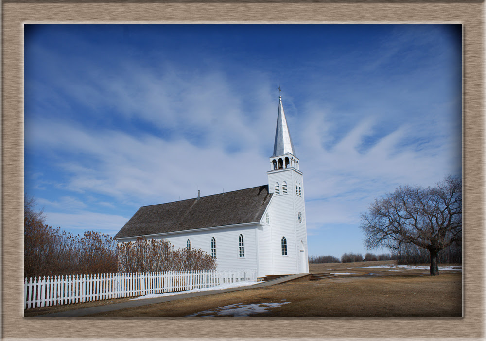 Church At Batoche, Saskatchewan, The church of Saint Antoine de Padoue