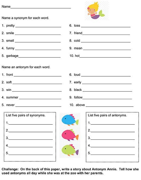 teach-child-how-to-read-free-printable-synonym-worksheets-for-third-grade