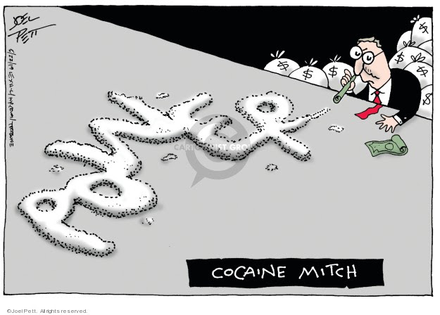 Editoryal Cartooning About Drugs