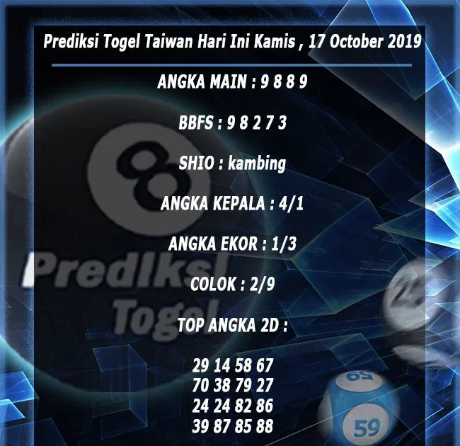 Data keluaran taiwan 2021 lengkap hari ini