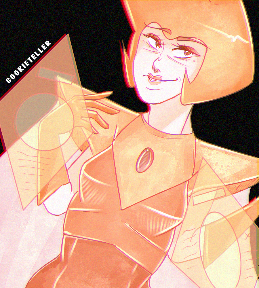 I wanted to draw one of Rebecca’s early Yellow Diamond designs. Hehe.