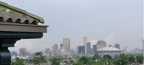Downtown as seen from the Bubblegum Factory