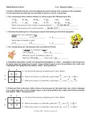 Spongebob Genetics Answer Key Page 2 / Printables. Bikini Bottom