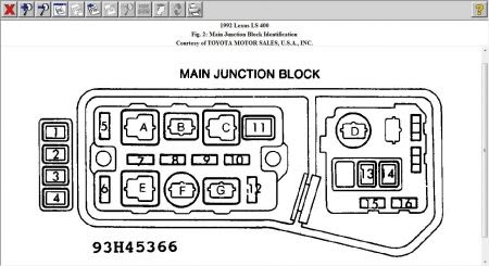 Lexus Ls400 Fuse Box Diagram - Wiring Diagram Schemas