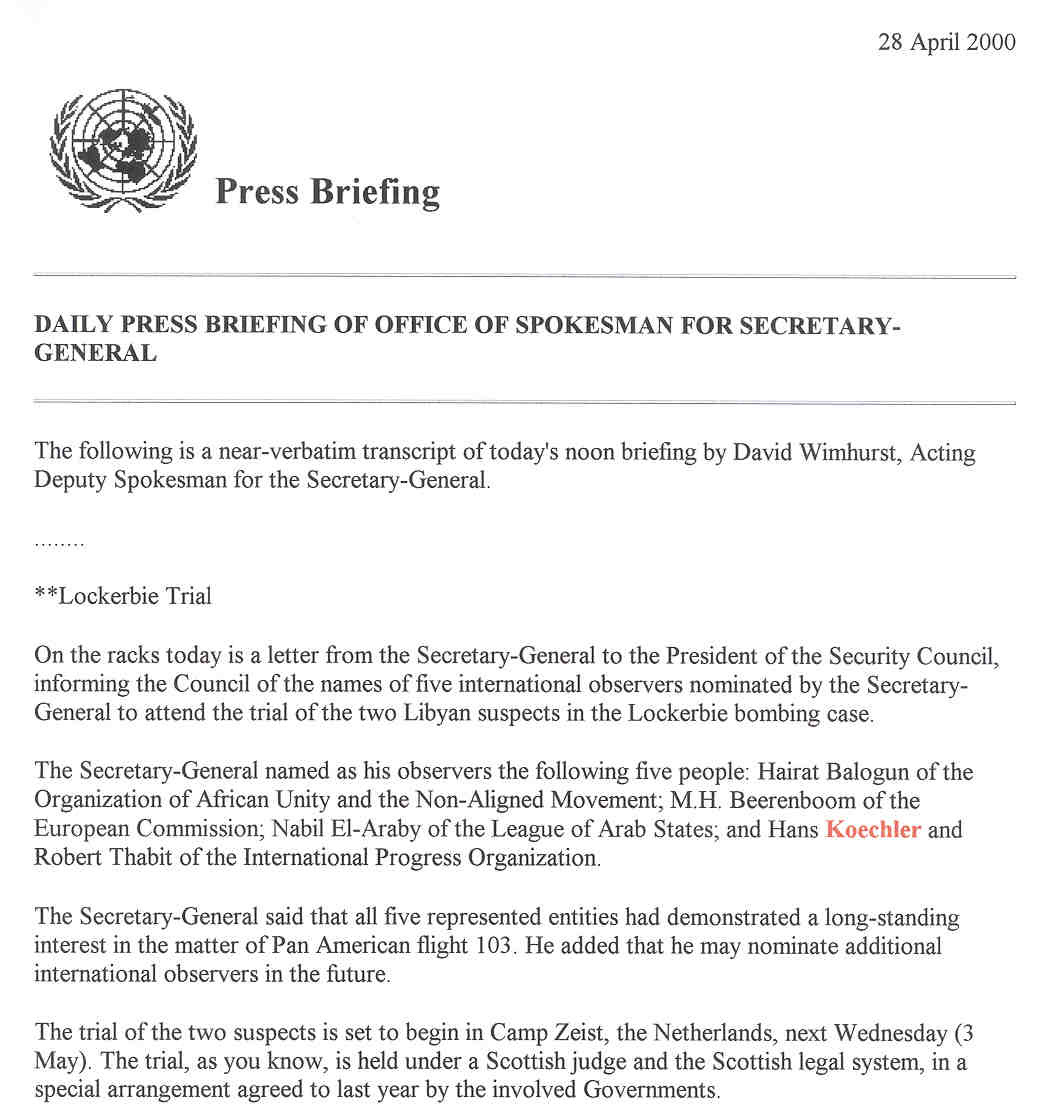Cover Letter Sample United Nations