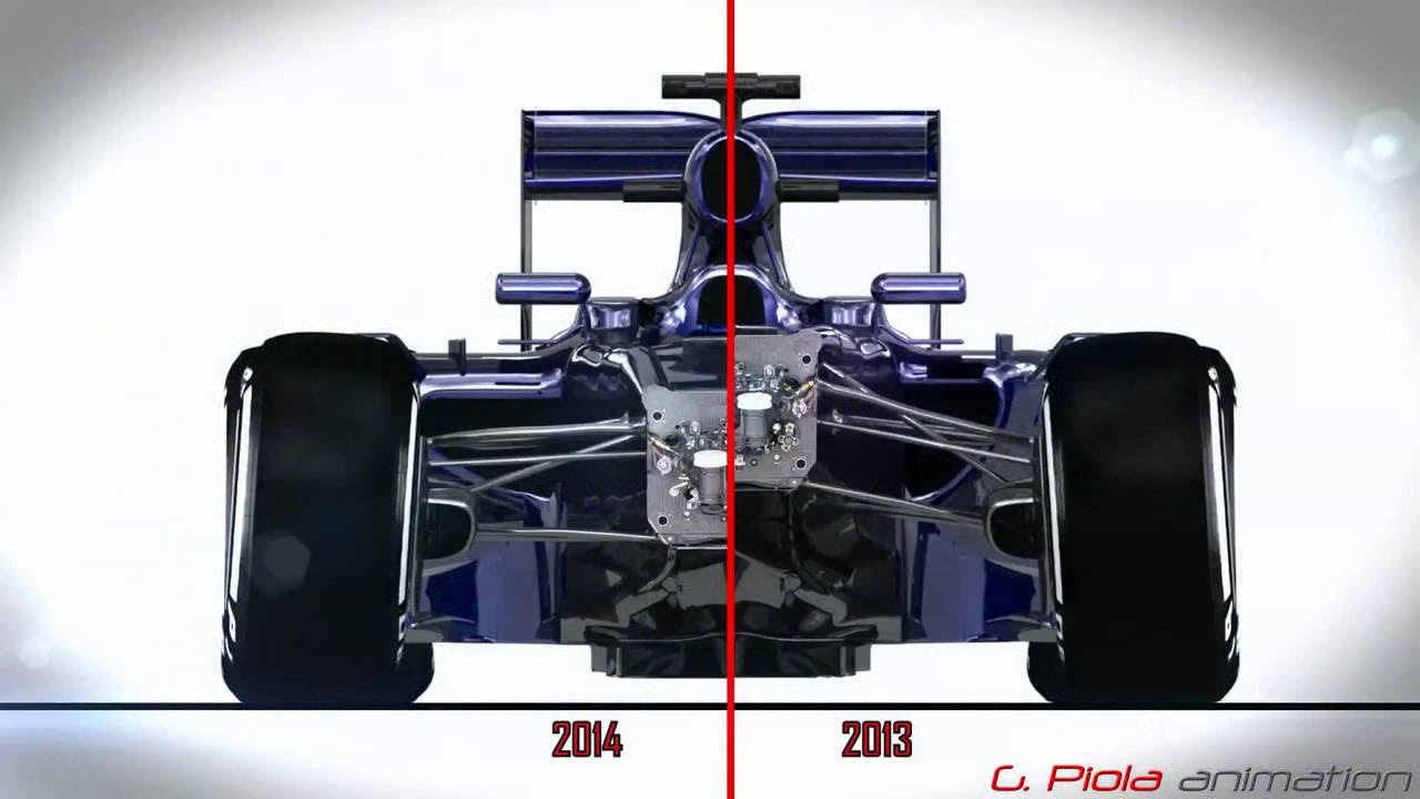 F1 2013 / 2014 3D Comparison