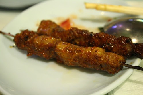 Kebabs at Feng Mao
