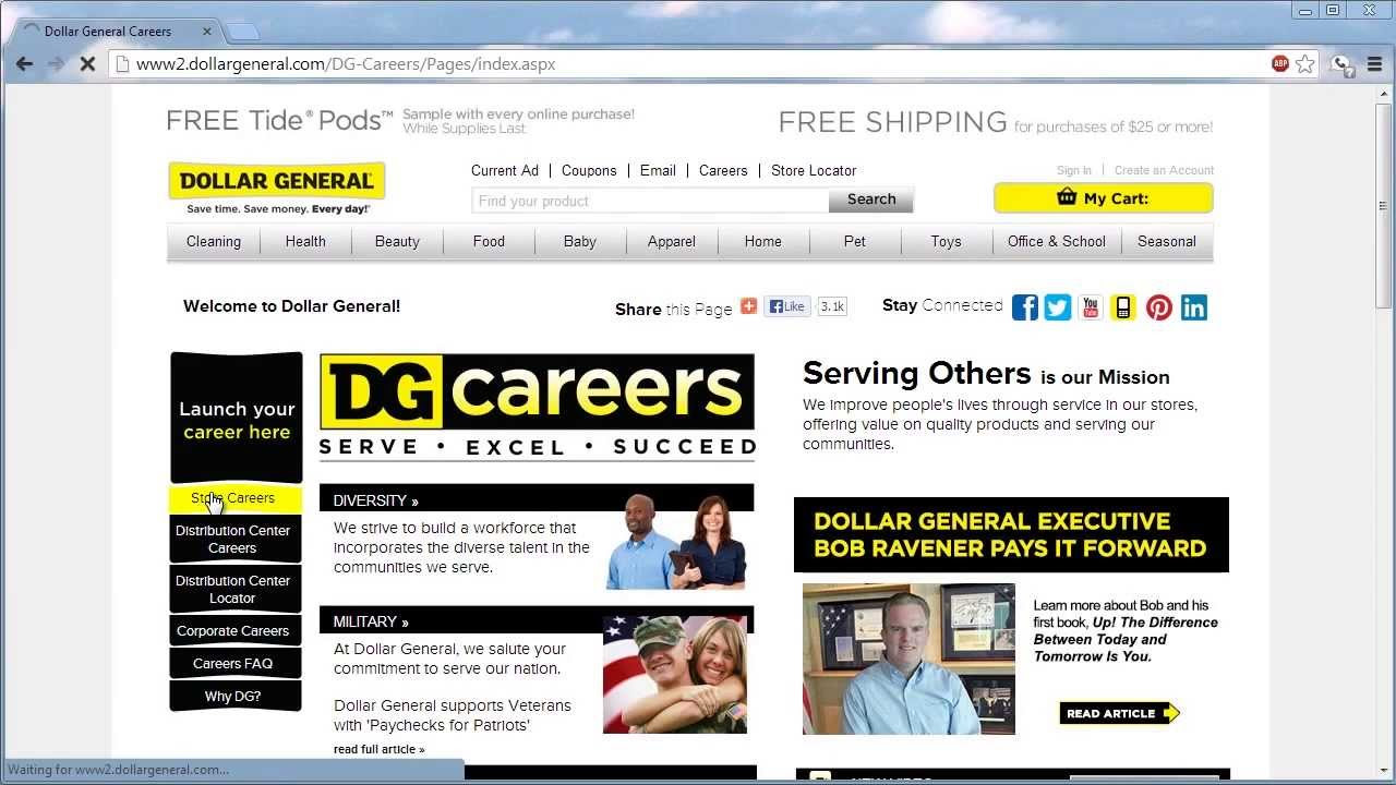 Dollar General Job Application Online  Job Application