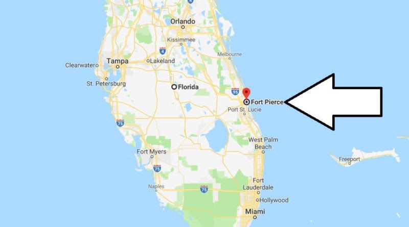 Map Of Fort Pierce Florida | Map Of Zip Codes