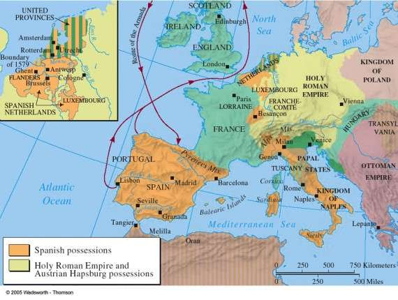 Η Ευρώπη το 1588