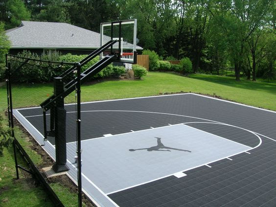 backyard basketball court ideas 4