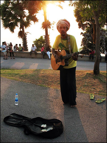 Sunset Guitar Man
