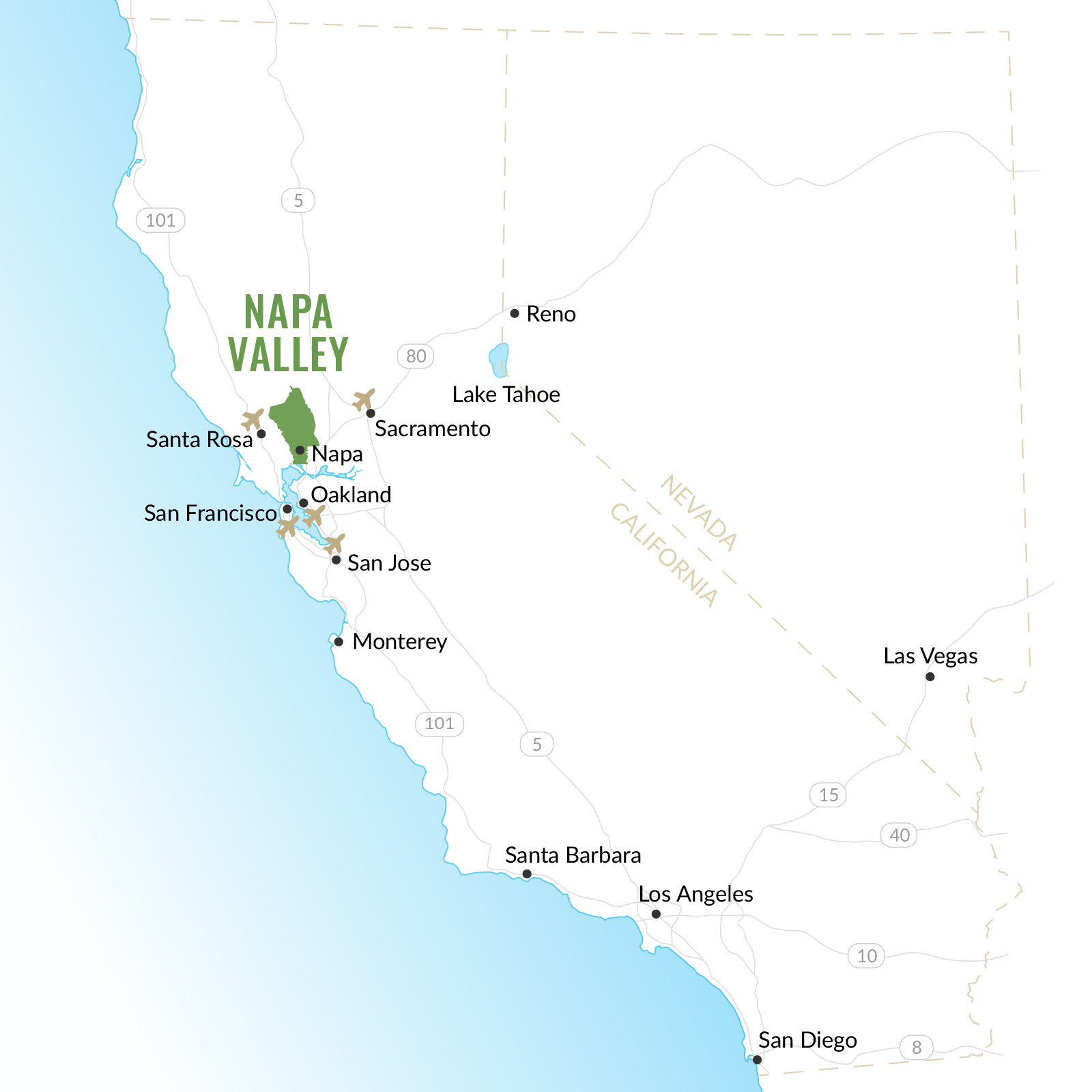 Map Of Napa Valley California Zoning Map