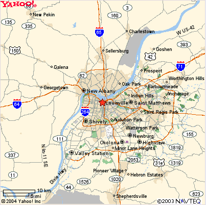 Louisville Kentucky Map | celebrity image gallery