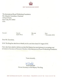 Norway invitation letter