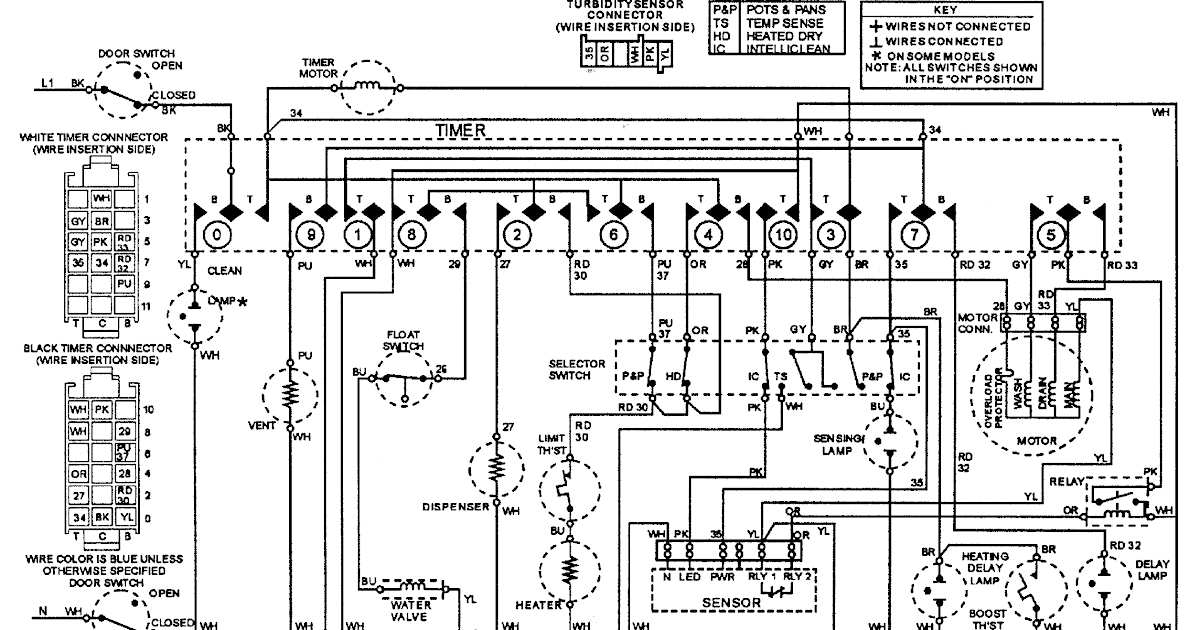 Manual Washing Machine Circuit Diagram