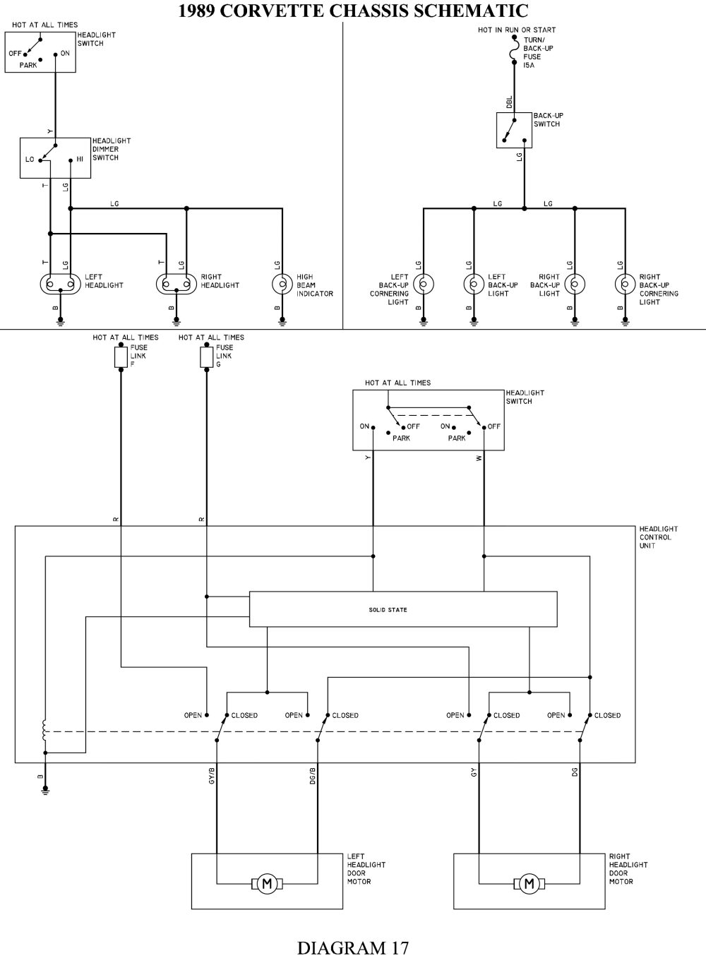 1989 Corvette Wiring Diagram - Wiring Diagram Schema
