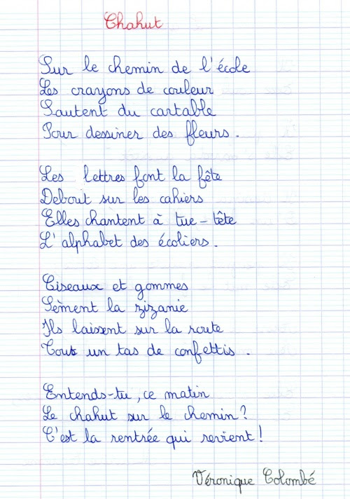 Poesie Chahut Veronique Colombe Illustration chahut poésie 379160-Chahut poésie véronique colombe