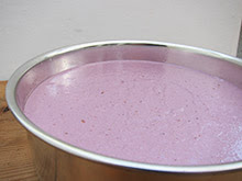 Cheesecake fruits des bois cru vegetalien Cheesecake fruits des bois cru