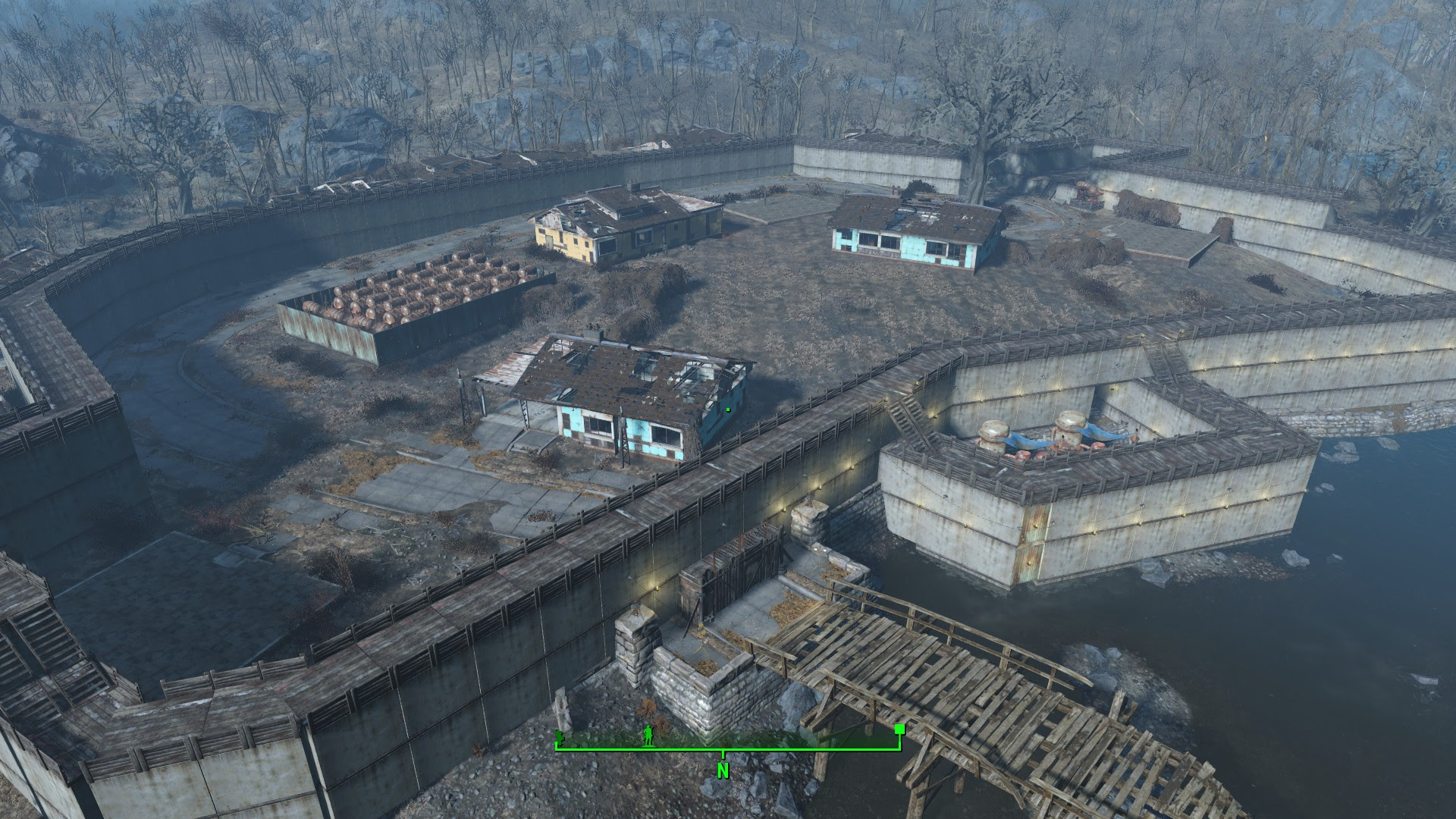 Fallout 4 бетонные дома фото 59