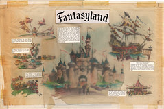 Fantasyland Centerfold with Type Overlay, 1955