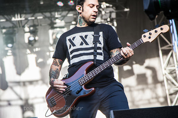 Joe Principe of Rise Against, Aftershock 2014