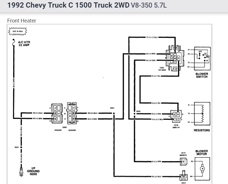 1992 Chevy 3500 Wiring Schematic