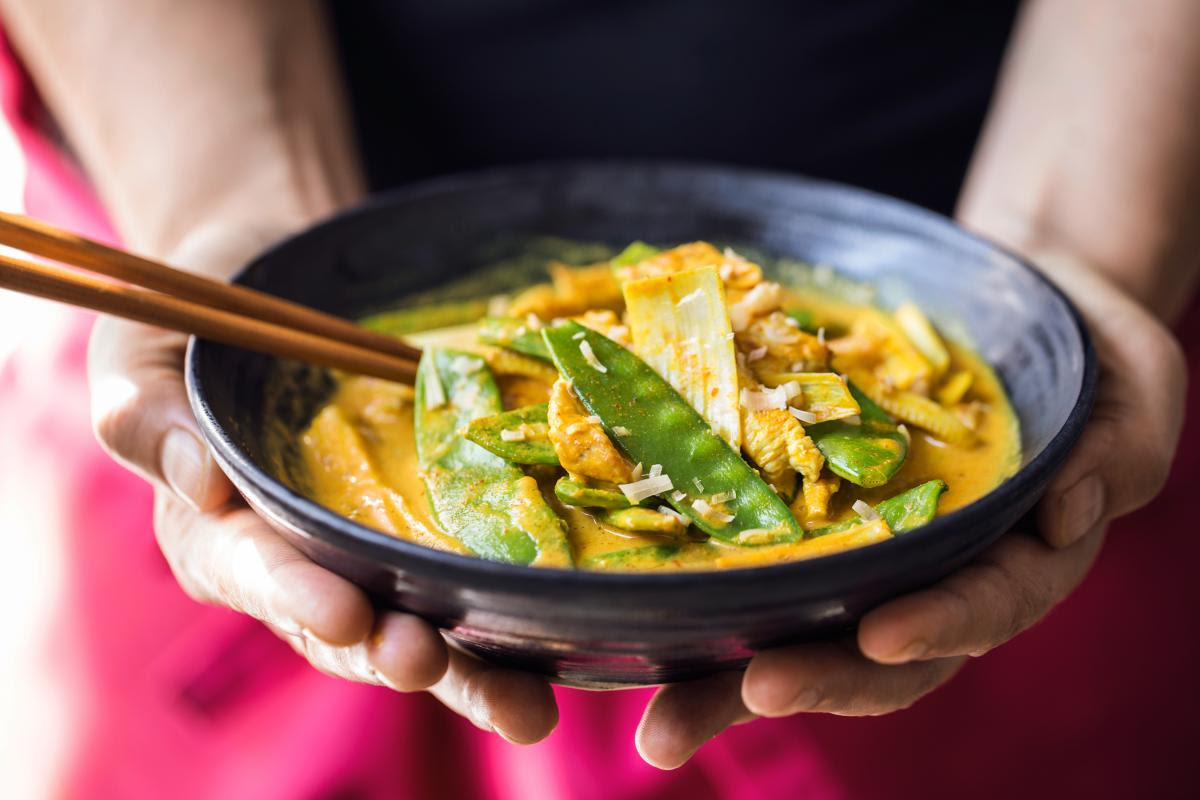 Raffinierte Kartoffelsuppe mit geröstetem Speck