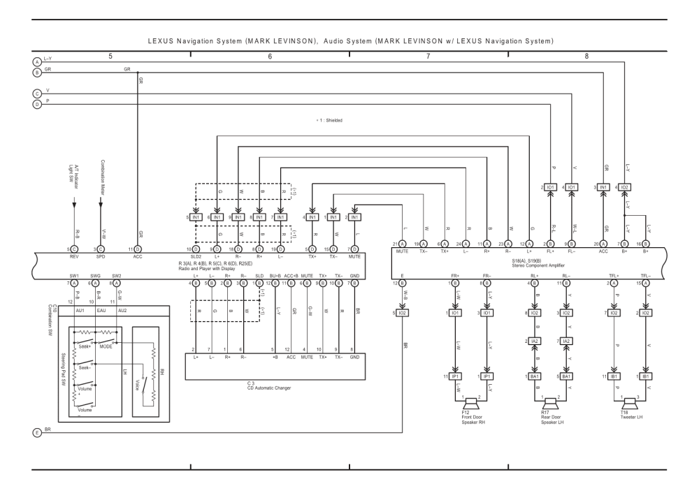 Audio Wiring Diagram 2006 Lexu