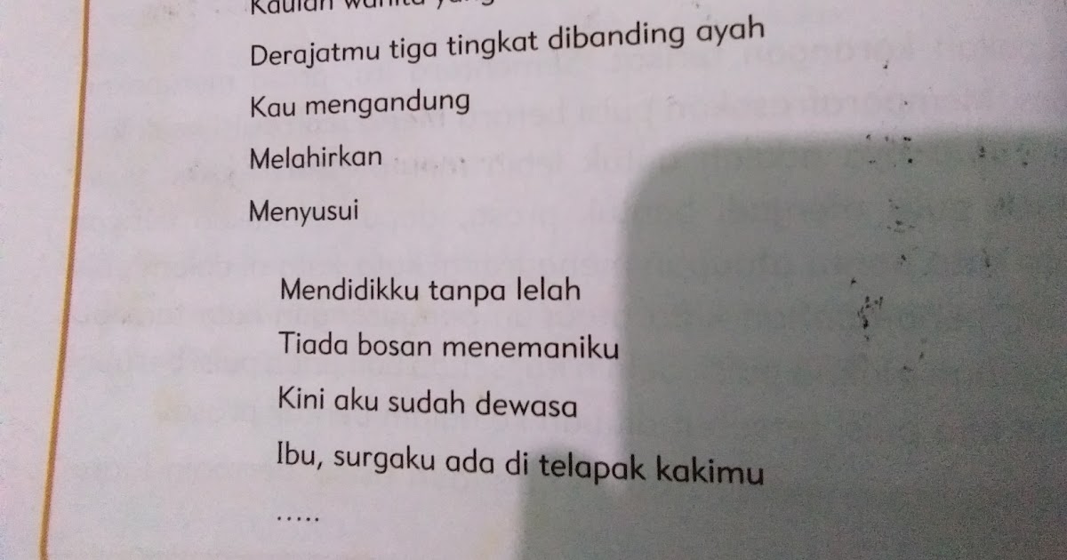 Puisi Tentang Hujan