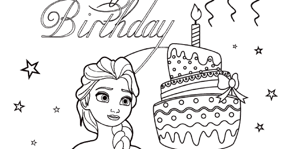 Génial Coloriage Reine Des Neiges Anniversaire  Des Milliers de