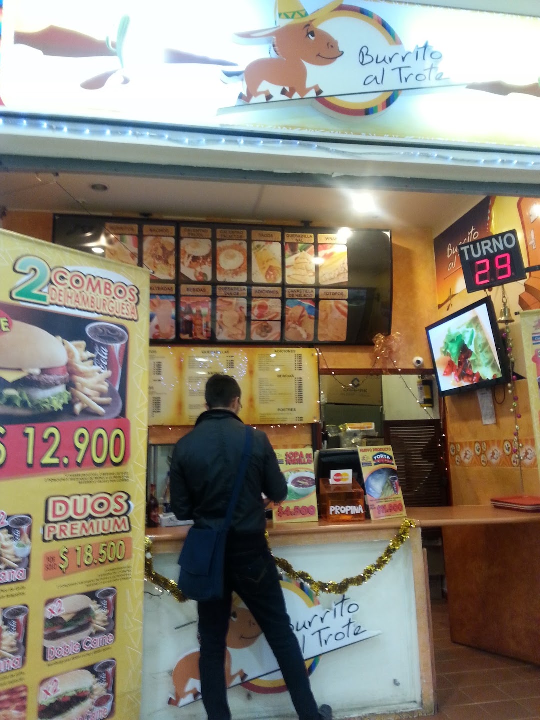 Burrito al Trote comida mexicana