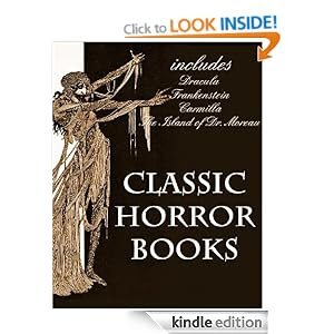 HORROR BOOKS (illustrated) (4 Great Gothic Horror Novels)