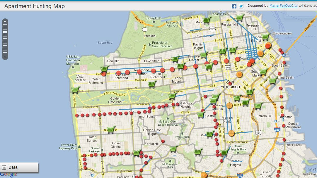San Francisco Fog Map  Map Of The World